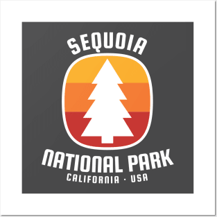 Sequoia National Park Retro Posters and Art